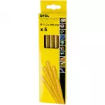 Lepiace tyčinky 5 ks, 11,2x200 mm, zlaté CON-GKS-61204