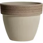 Kvetináč Palladio Vulcano keramický šedý d30 cm