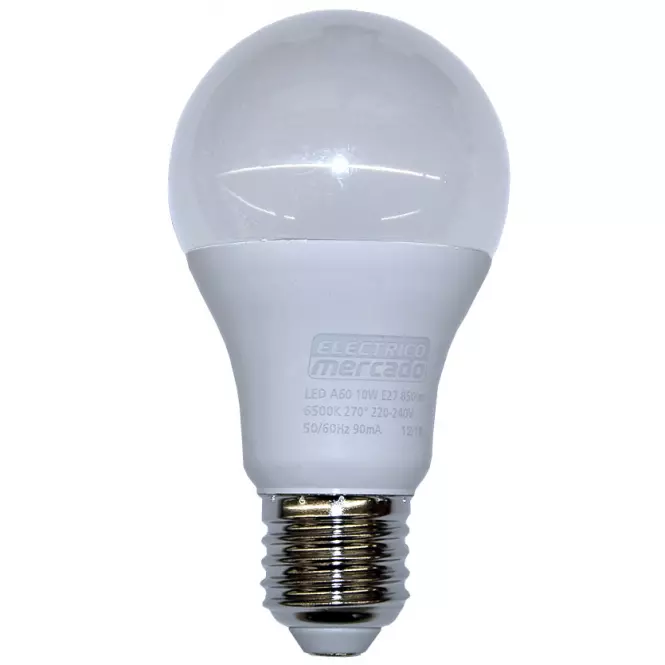 Žiarovka LED EM 10W A60 E27 6500K,2
