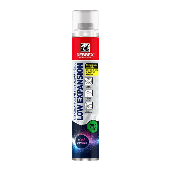Den Braven Nízkoexpanzná Pištolová Pena Profi 750ml