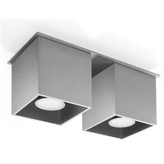 Stropná Lampa Dallas 2 GREY A-064