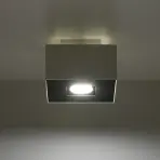 Stropná Lampa Atlanta 1 WHITE A-066
