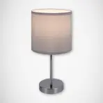 Stolná lampa AGNES 03147 E14 sivá