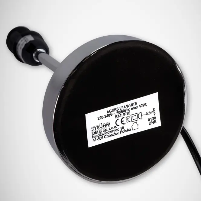 Stolná lampa AGNES 03147 E14 sivá,7