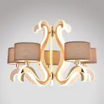 Ambrosia 3 Závesné svietidlo 5x40w E14 + 43,4w Led Meď