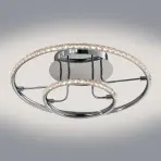 Stropné svietidlo Adel Plafon 40 36w Led Chróm 3000k