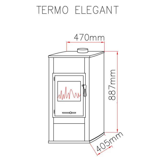 Krbové kachle Termoelegant béžový 8,45 KW