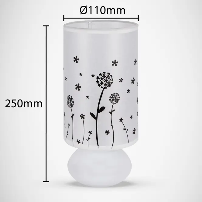 Stolná lampa Zyta Foot 03203 E14,3