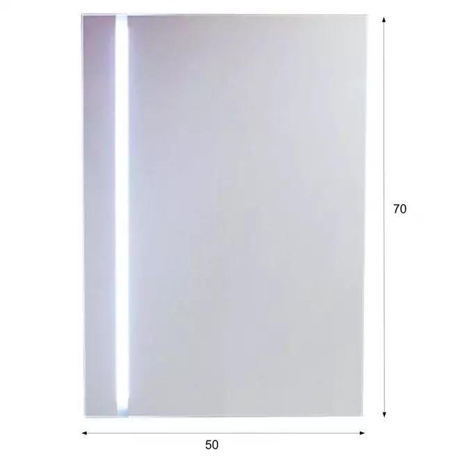Zrkadlo LED 9,3