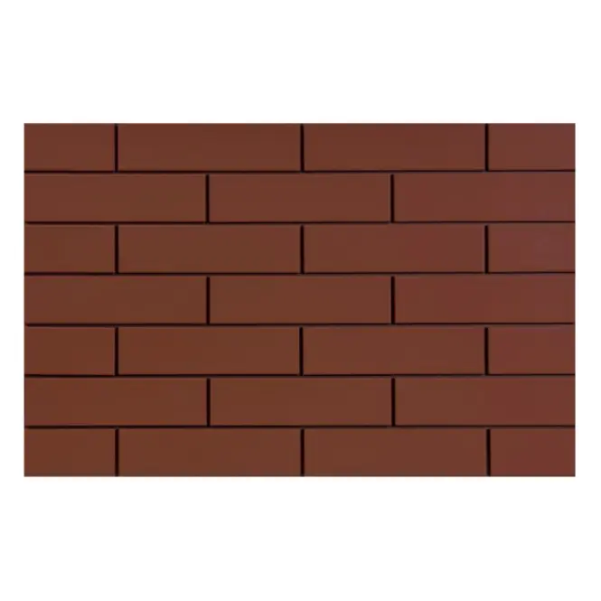 Vonkajší obklad  tehlový hladký burgund 24,5/6,5