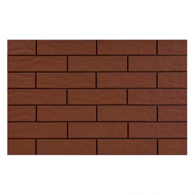 Vonkajší obklad  Rustik burgund 24.5/6.5