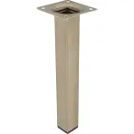 Štvorcová nábytková noha 20 cm inox