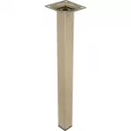 Štvorcová nábytková noha 30 cm inox