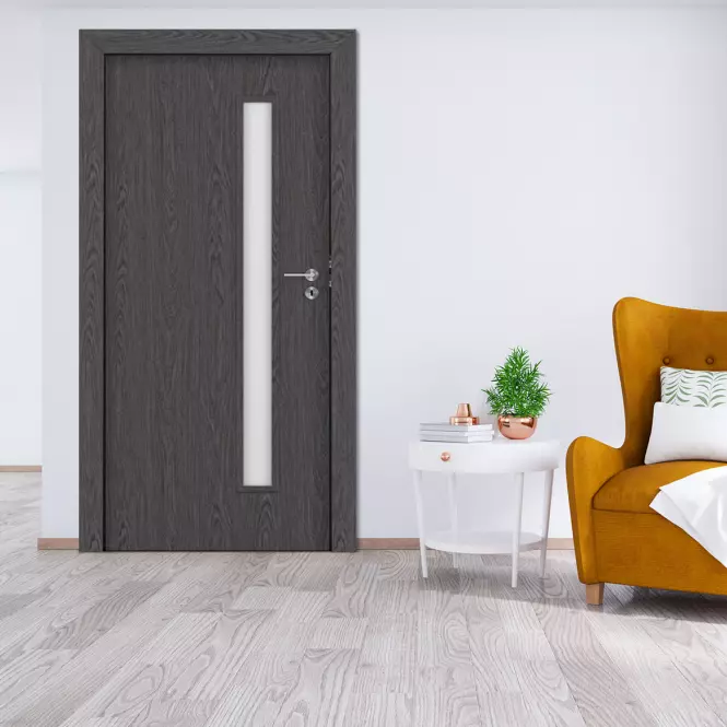 Dvere vnútorné na mieru Flavio 03 90L Antracit