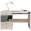 Písací stôl Delta 125 DL9 dub/antracit,5