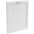 Predná stena umývačky   MDF 713x596 biela/dub lancelot