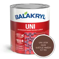 Balakryl Uni Lesk 0225 Sv.Hnedy 0,7kg