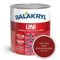 Balakryl Uni Lesk 0840 červenohnedá 0,7kg