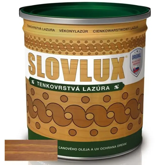 Slovlak Slovlux Tenkovrstvová lazúra Borovica 2,5 l