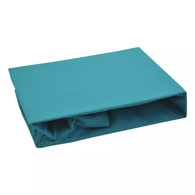 Plachta na posteľ Jersey 90x200 tyrkysová 033