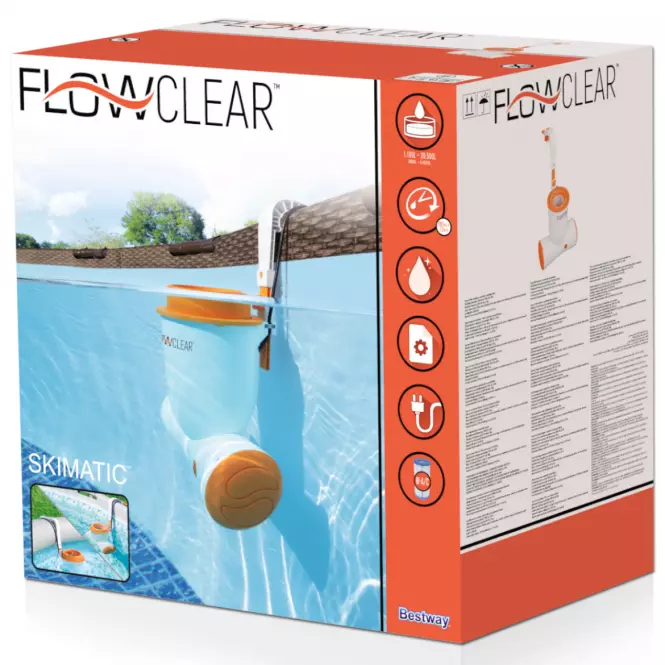 Skimmer+filtrácia kartušová 2v1 Bestway 2,574l/h 58462