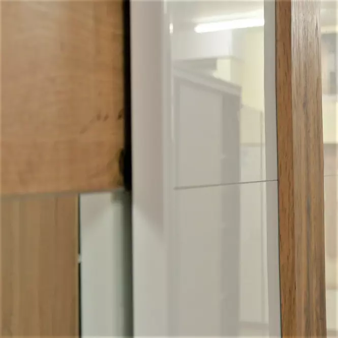 Skriňa Wood 11 200 cm biela/wotan
