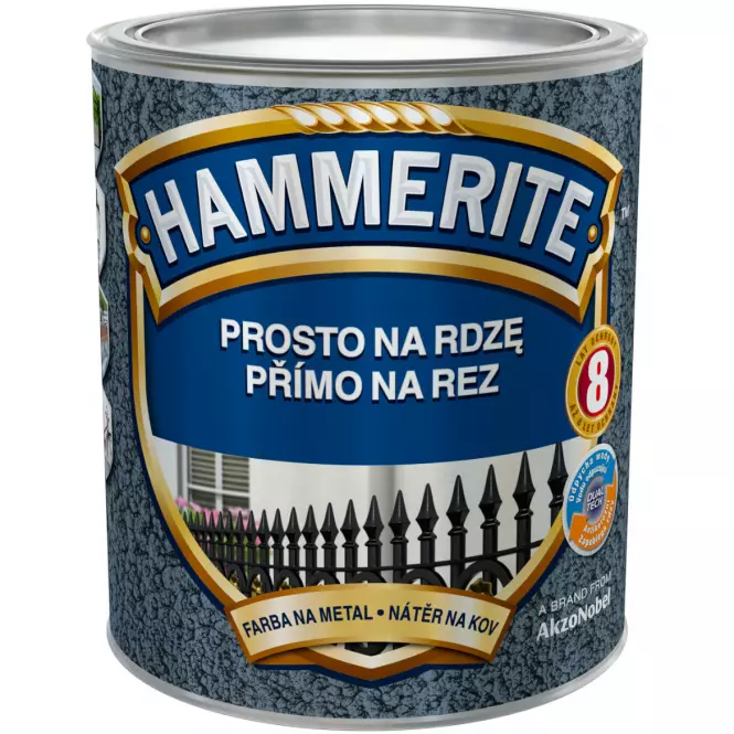 Hammerite Priamo na Hrdzu Kladívkový Čierny 0,25l