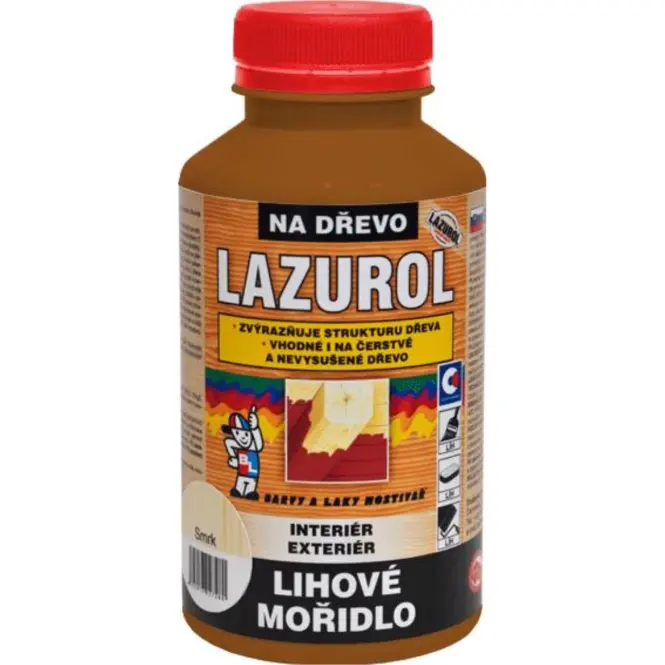 Lazurol Liehové moridlo gaštan tm. 0,5 l
