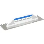 Kubala nerezové hladidlo 130x480 mm zubaté 10x10 mm úchyt G-12 0254