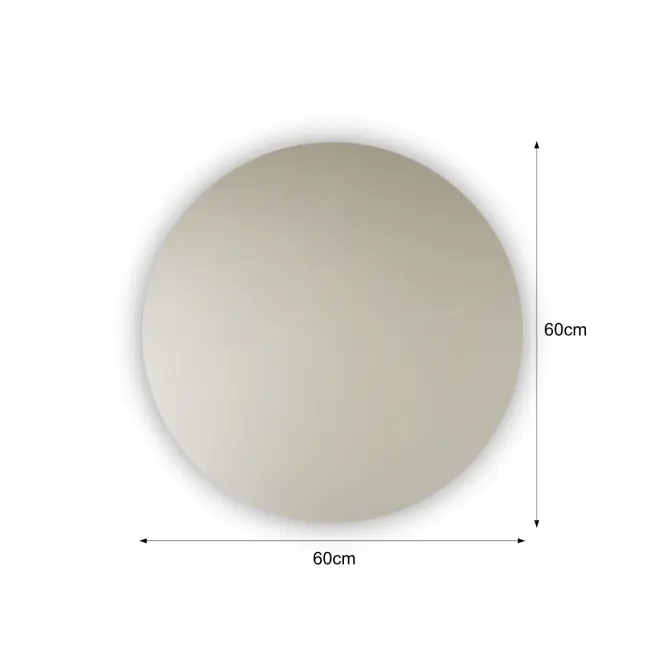 Zrkadlo  Ø60  cm,3