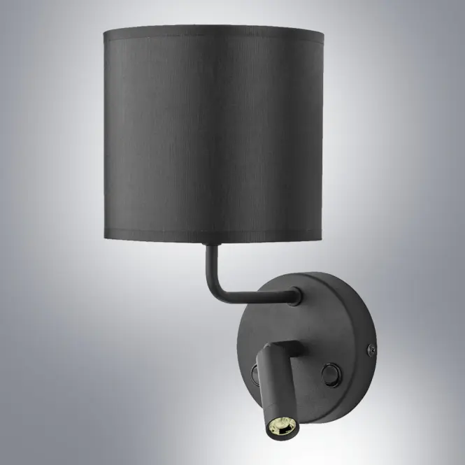Nástenná lampa Enzo 4234 čierna  K2