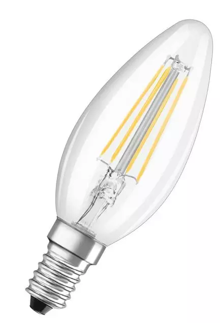 Žiarovka LED OSRAM FIL E14 B35 4W 4000K 2ks,2