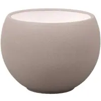 Obal na kvetináč  LUNA STRUKTUR d17x13cm hnedá mat