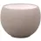 Obal na kvetináč  LUNA STRUKTUR d17x13cm hnedá mat