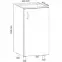 Kuchynská skrinka Linea D40 grey,2