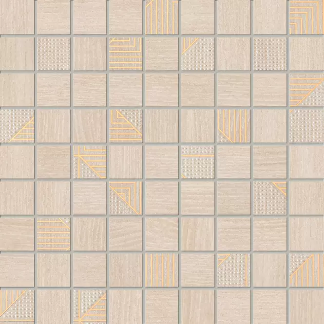 Obklad Mozaik Woodbrille Beige 30/30