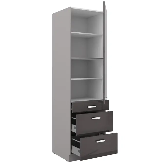 Kuchynská skrinka Grey 60dks-210 1f3s