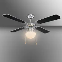 Stropný ventilátor s osvetlením 0309CSW 1*E27 PL1