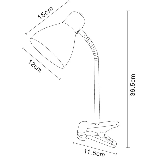 Lampa  1529C červená LB