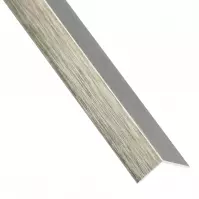 Profil uholníkový samolepiaci PVC titán 19.5x19.5x1000