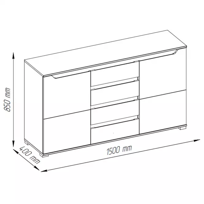 Komoda Vincent W 2D4S,3