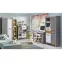 Regál krátky W5 Werso Riviera/Biely/Antracit,4