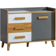Komoda W6 Werso Riviera/Biely/Antracit