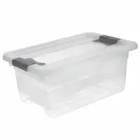 Úložný box Crystal transparentný