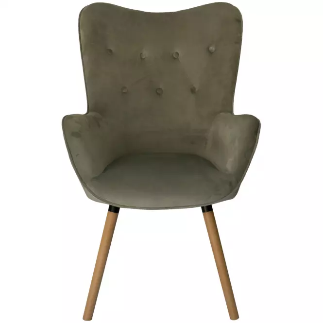 Kreslo Cozy sivé,2