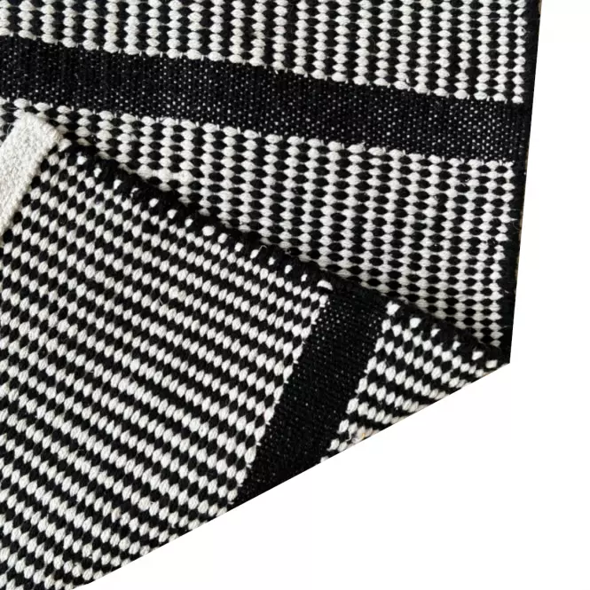 Koberec Breton Stripe 0,8/1,5 DO-RUG-C1005 čierny