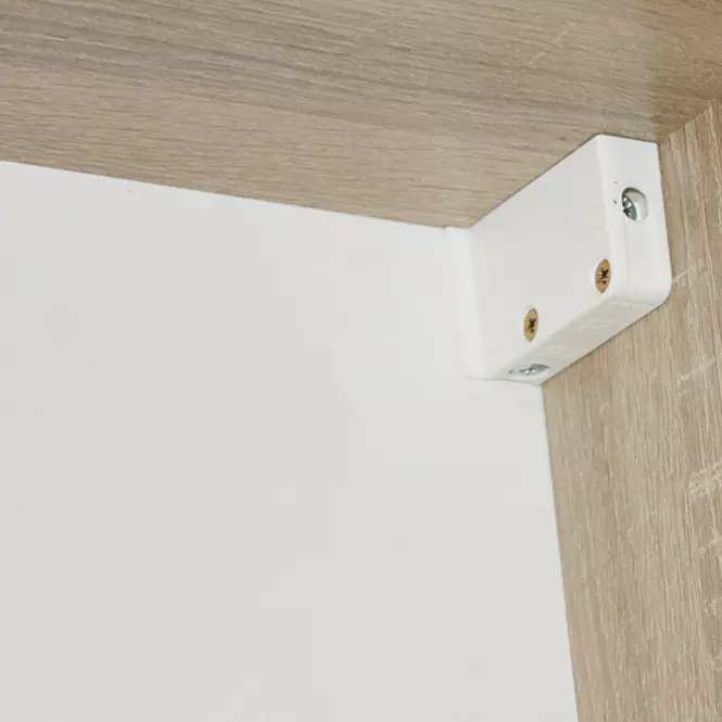 Skrinka do kuchyne Econo 3D Sonoma/Biely/San Remo