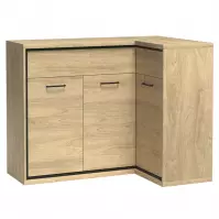 Komoda Rohová M15 Mediolan Natural Hikora