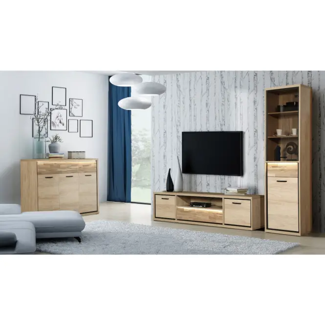 Komoda M6 Mediolan Natural Hikora